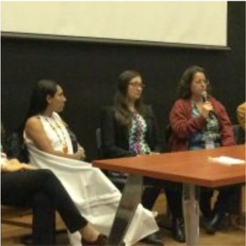 Foto conversatorio Mujeres matemáticas en Colombia